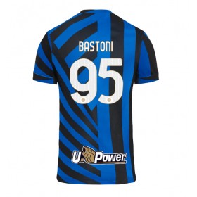 Pánské fotbalový oblečení Inter Milan Alessandro Bastoni #95 Domácí košile 2024-25 Krátkým Rukávem